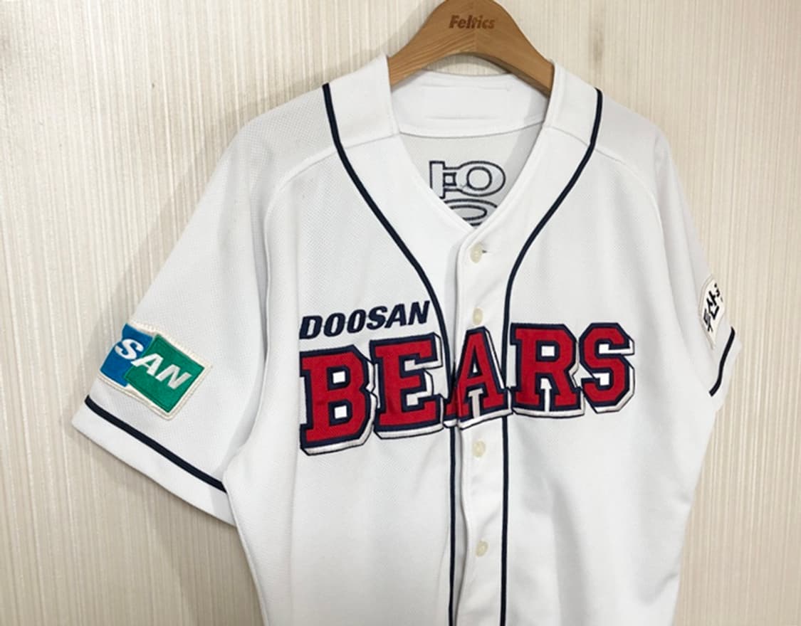 KBO 위팬 두산베어스 홈유니폼/져지 100 #14 고영민 상품이미지5