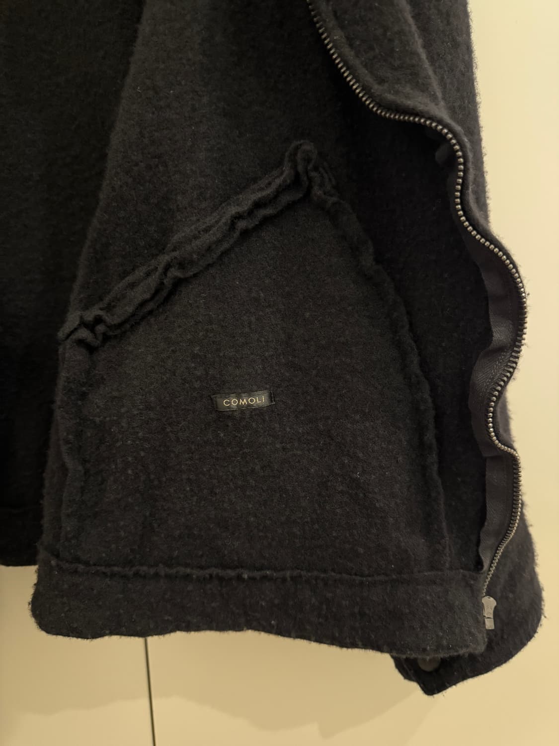 비이커 AW24 코모리 축융울 집업 숏자켓 2 상품이미지6