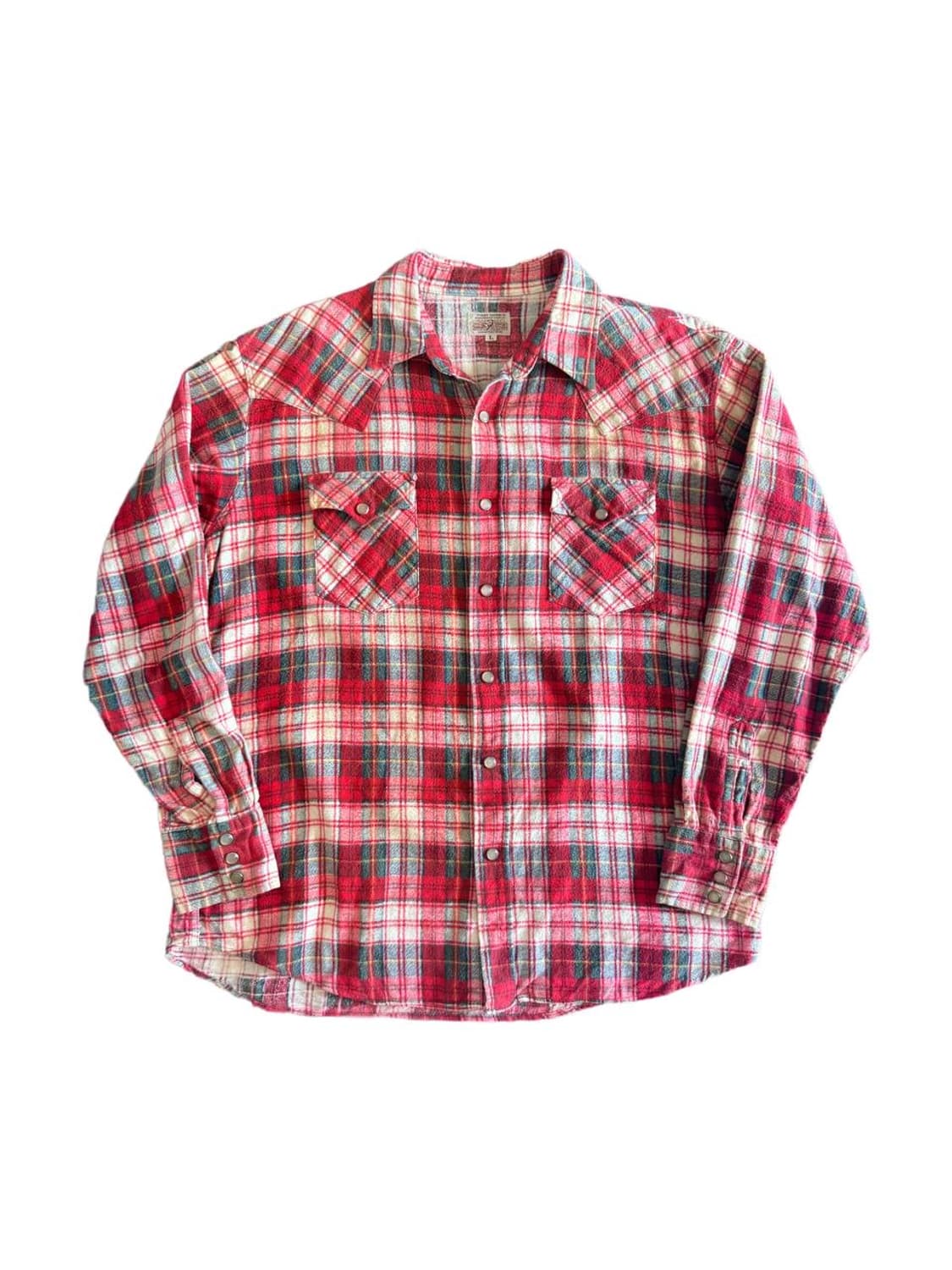 Pair shine check western shirts 상품이미지1