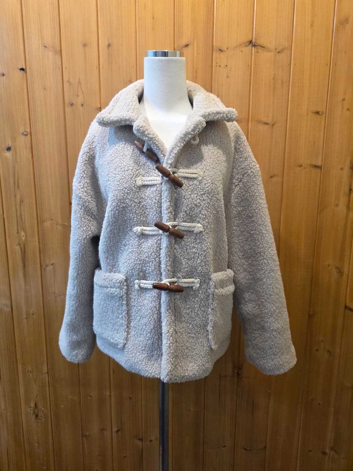 (여성) 뽀글이 떡볶이 코트 상품이미지3