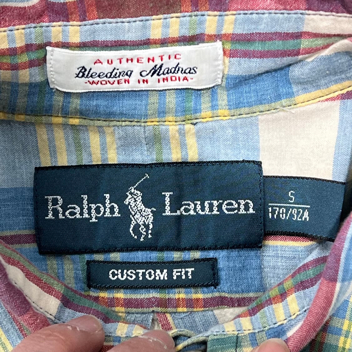 폴로 랄프로렌 체크 하프셔츠 s10613 상품이미지5