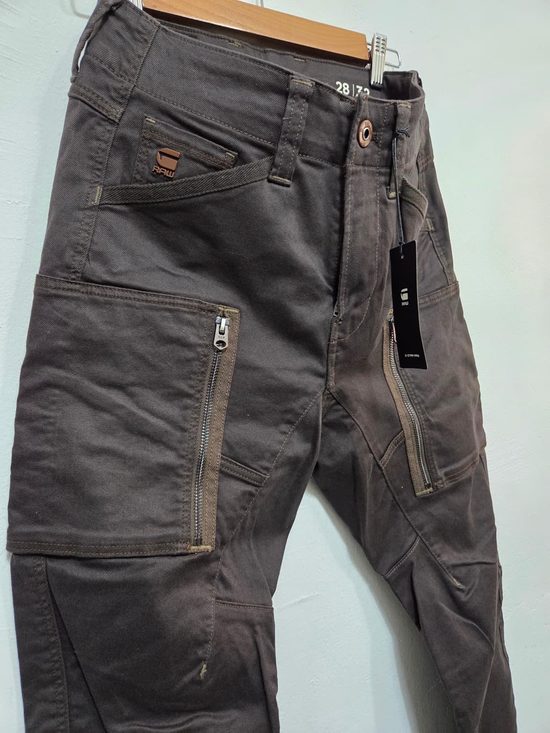 슈퍼스트레치 트윌 3D 스키니 카고팬츠 상품이미지3