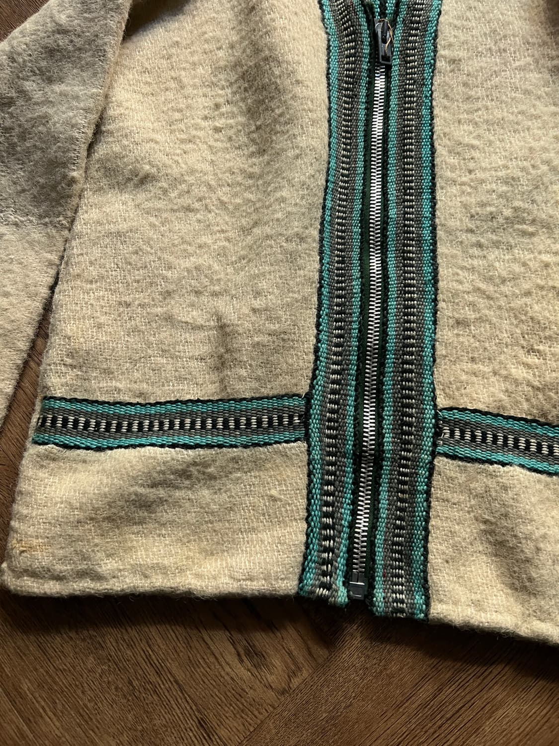 [M]90's 빈티지 네이티브 스트라이프 자켓 상품이미지3