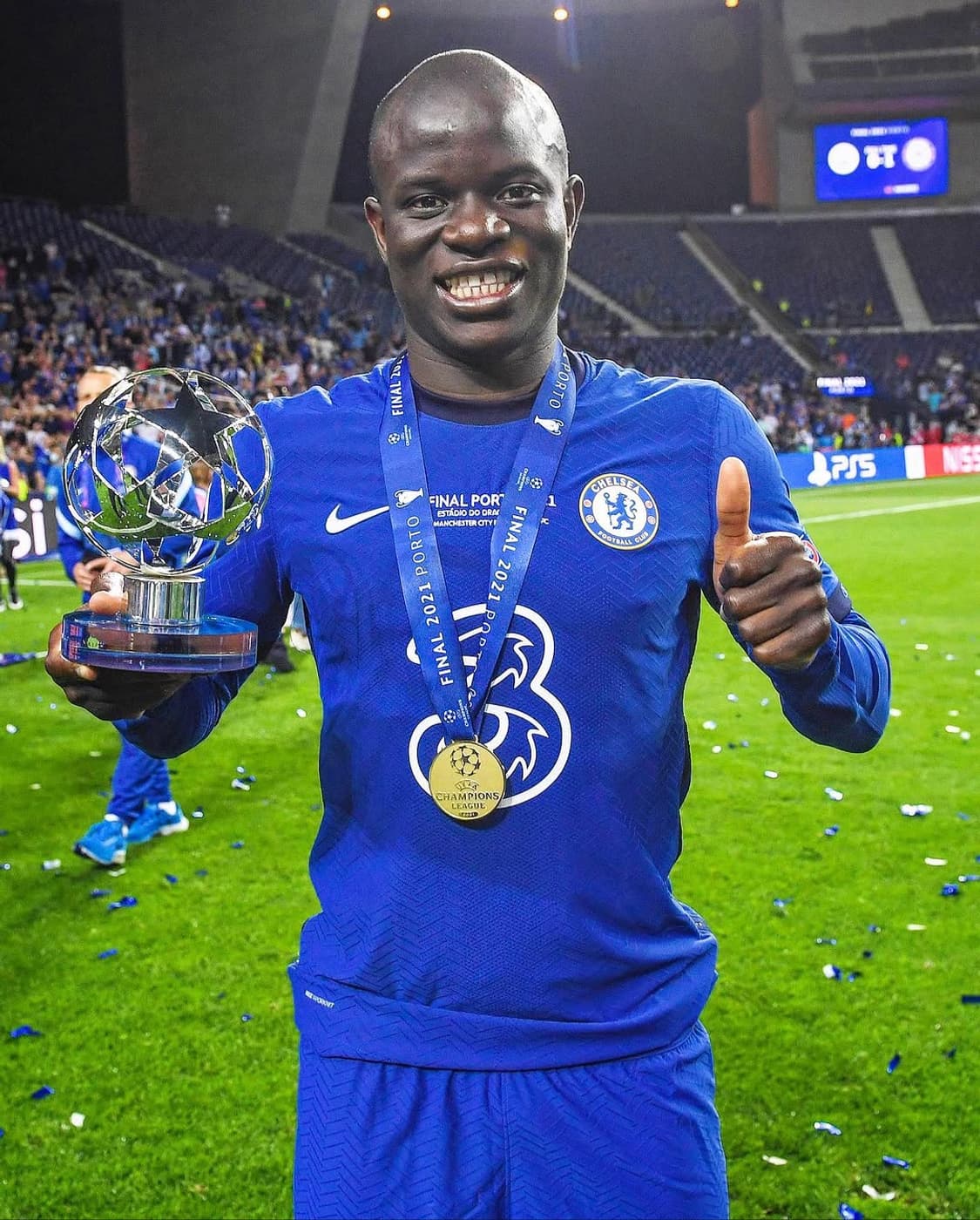 20-21 첼시 홈킷 캉테 유니폼 챔스결승버전 M사이즈 상품이미지9