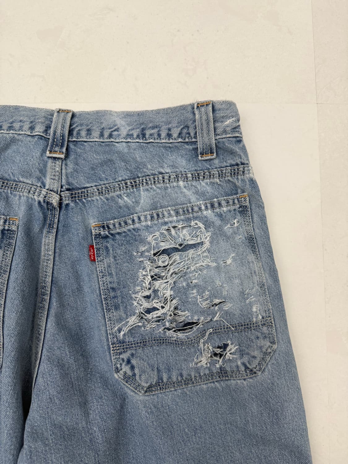 Levi’s 디스트레스 와이드 진 상품이미지9
