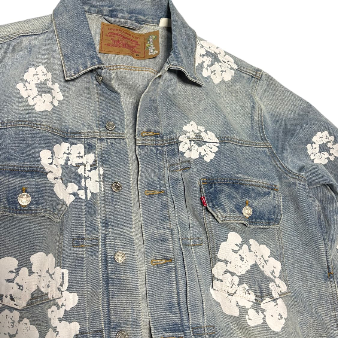 데님티어스x리바이스 타입2 더티워싱데님자켓xl 상품이미지2