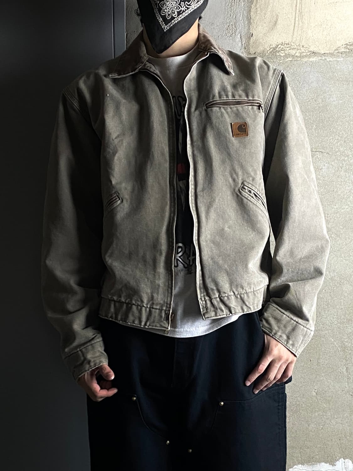 [L] 빈티지 칼하트 디트로이트 자켓 J97 USA  상품이미지9