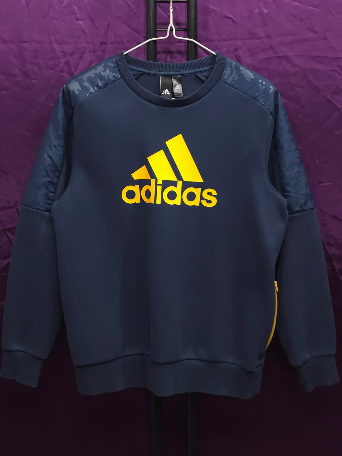 아디다스 키즈 YB 아이디 크루넥 맨투맨 160 상품이미지1