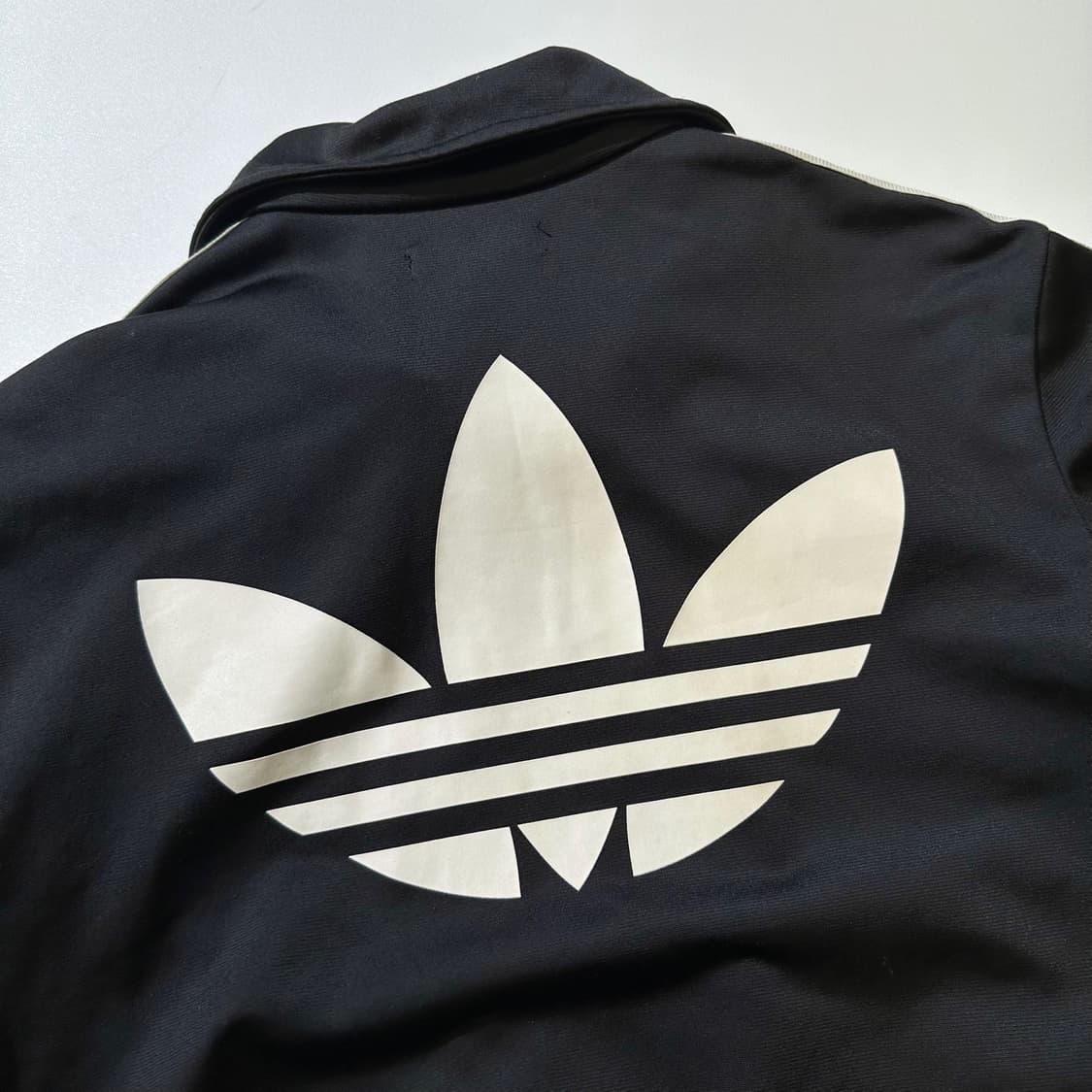 아디다스 파이어버드 빅로고 트랩탑 져지 자켓 블랙 상품이미지6