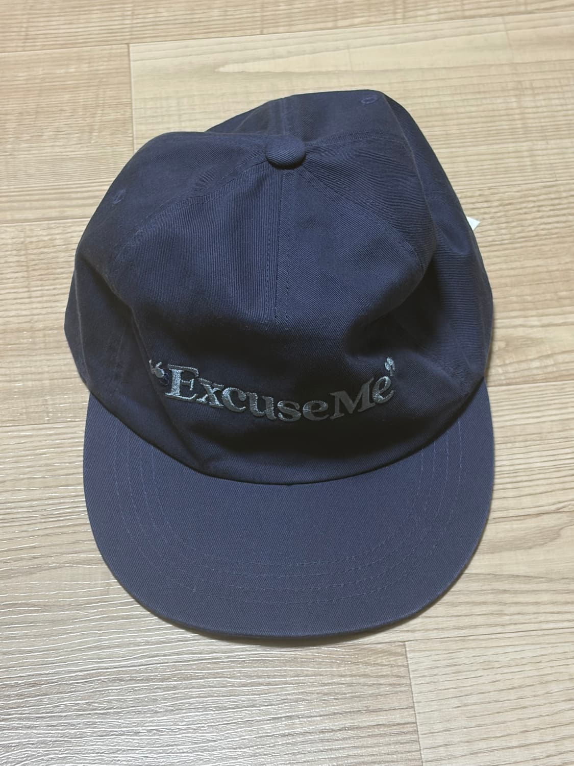 Excuse Me 5-Panel Cap_Washed Navy 상품이미지3