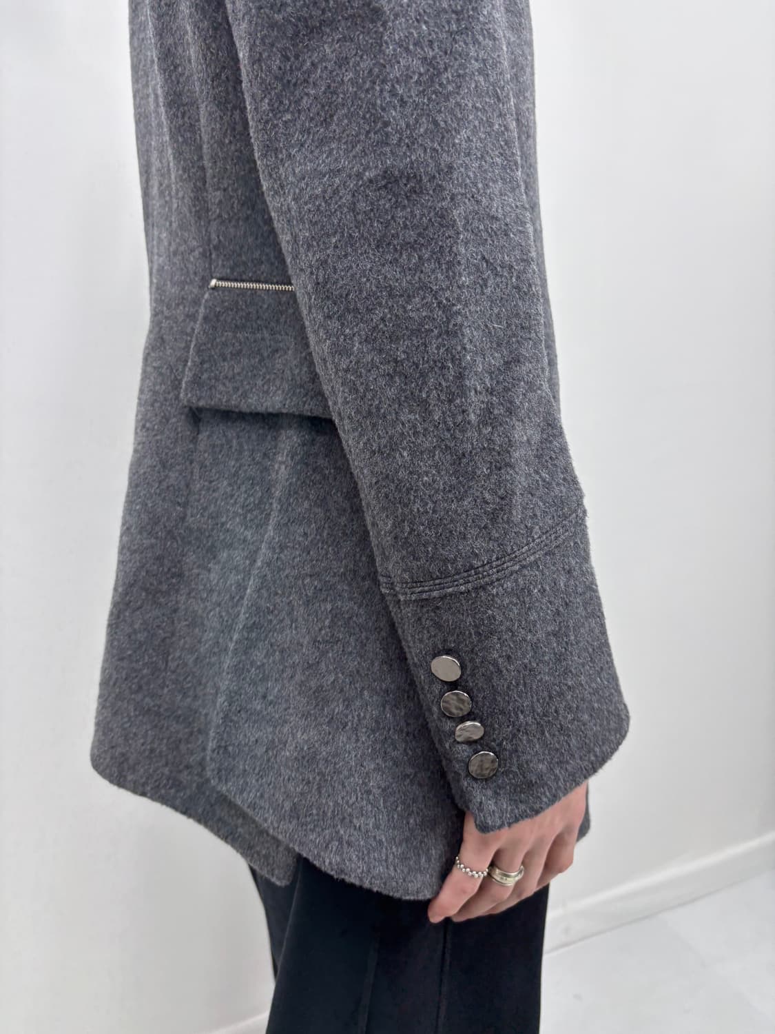 ASYMMETRIC WOOL JACKET 상품이미지3