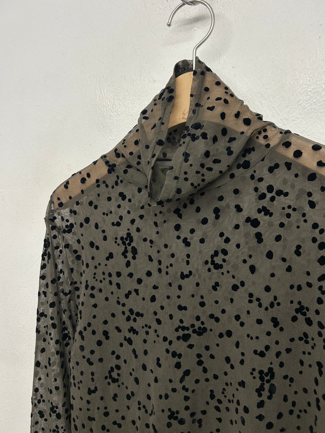 MANINROSSO 도트 시스루 탑 상품이미지2
