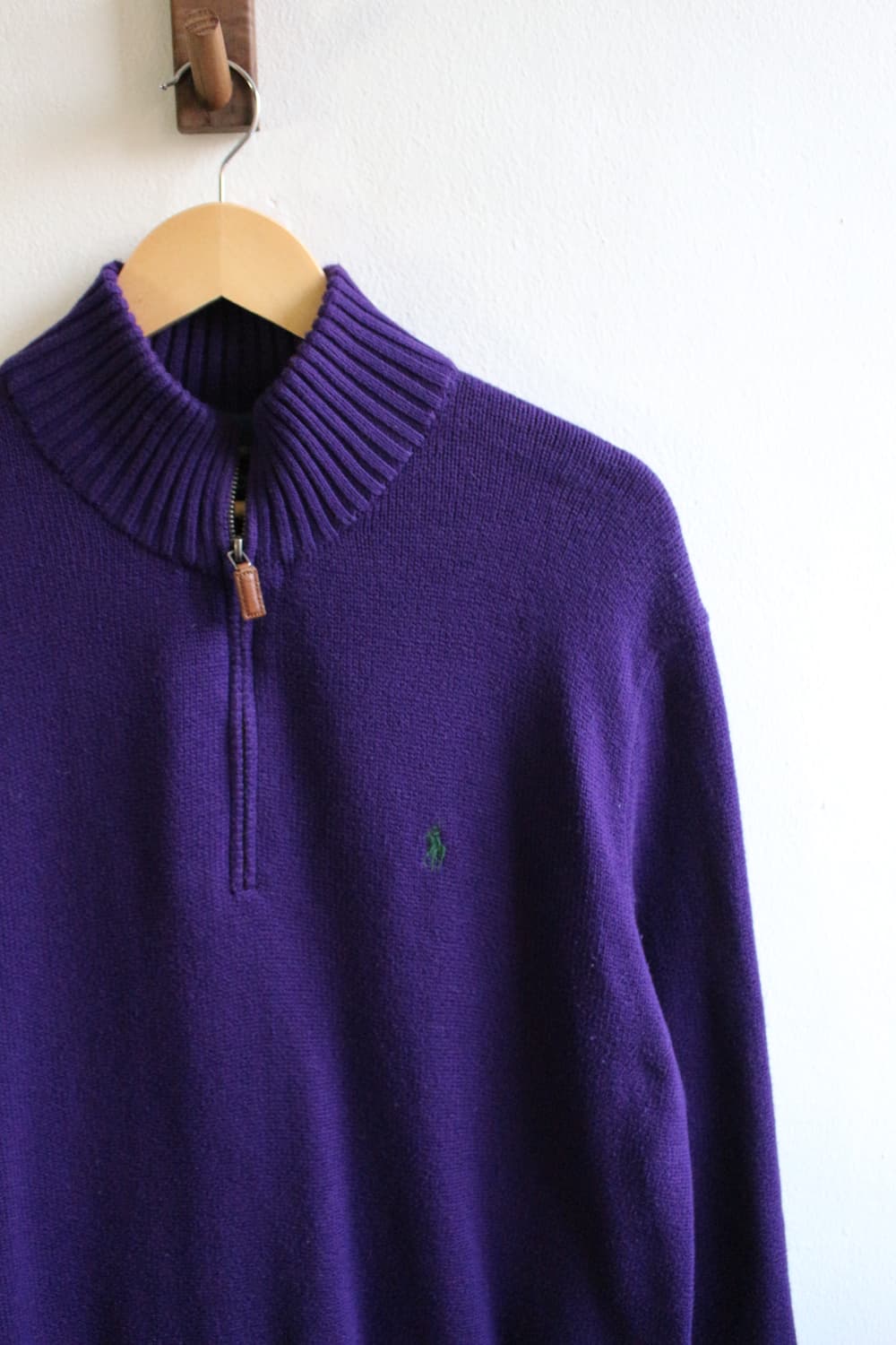 폴로 1/4 집업 니트 상품이미지5