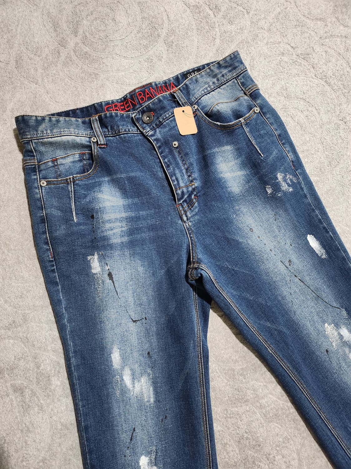 *그린바나나 빈티지 워싱 데님 팬츠 -34 상품이미지3