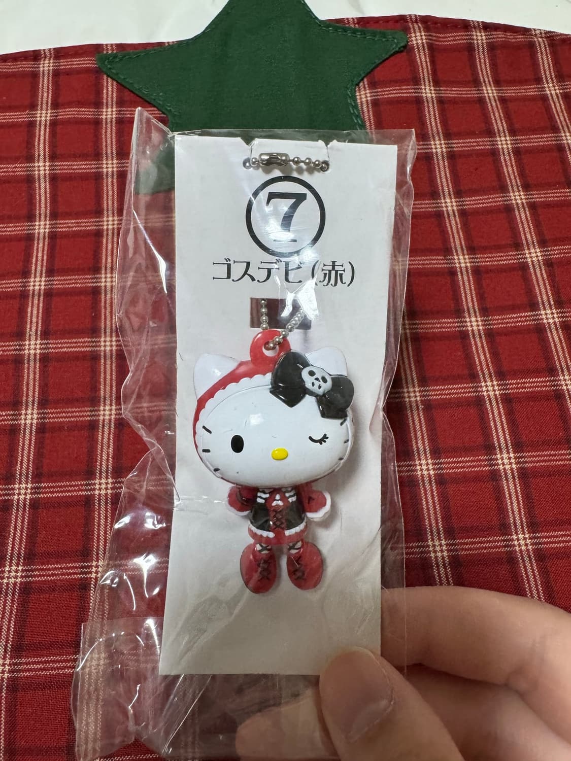 고전 헬로키티 빨강 키티 키링 판매중 새상품 상품이미지1