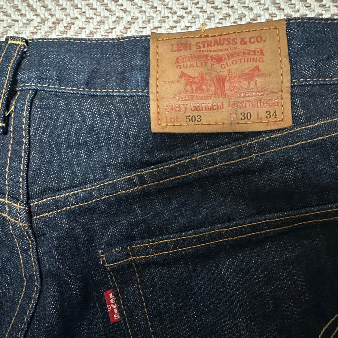 LEVI'S 503 00's japan made denim pants 상품이미지3