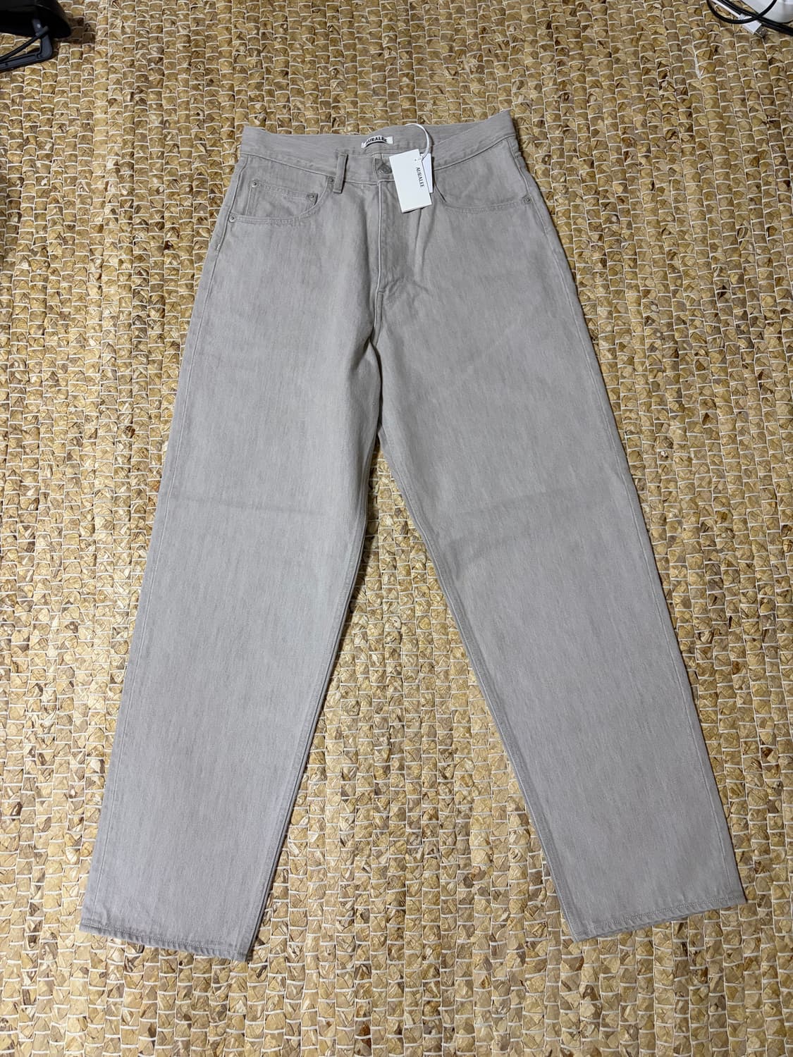 오라리 26ss 하드트위스트데님 와이드  상품이미지4