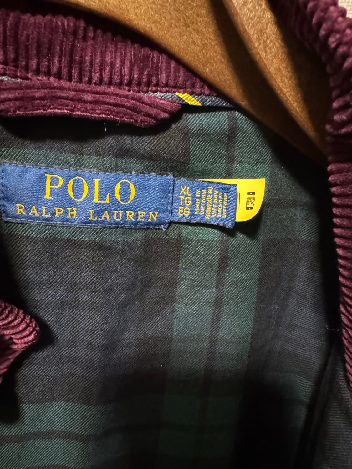 폴로 코듀로이 바라쿠다 자켓 XL 상품이미지2