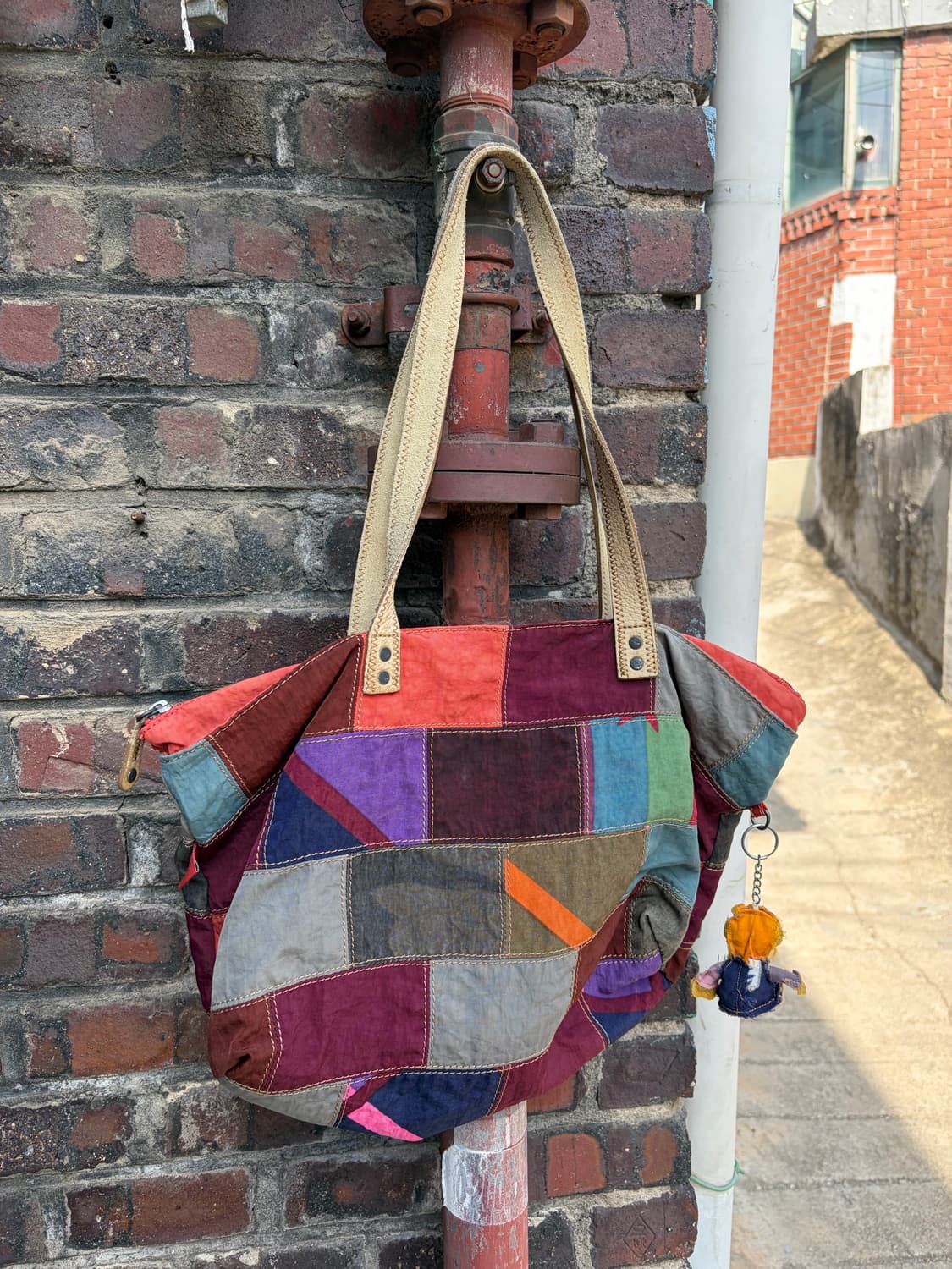 Kipling 패치워크 캔버스 토트백 상품이미지2