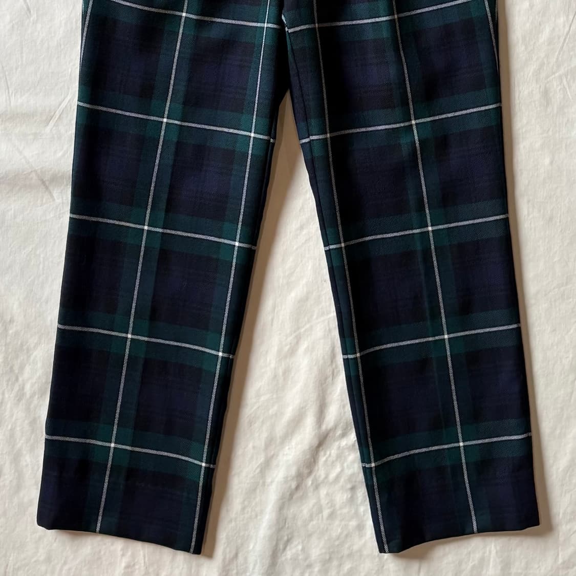 [28-29] VAN JACKET 블랙와치 클래식 투턱 울 팬츠 상품이미지5