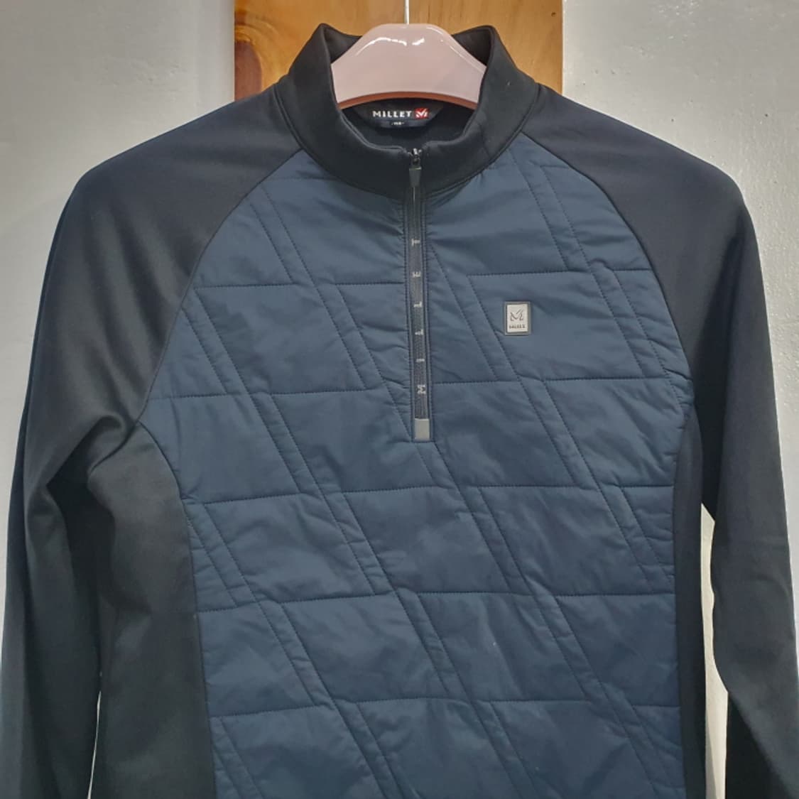 밀레 퀼팅 반집업 플리스티(100) 상품이미지2