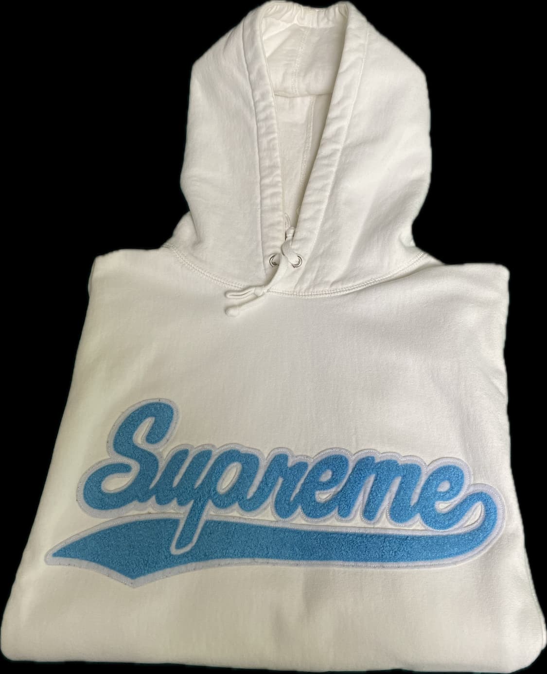 슈프림 15fw 셔닐 스크립트 후드 상품이미지2