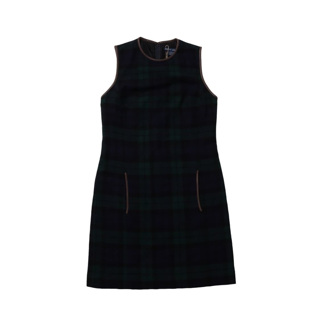 랄프로렌 Ralph Lauren Tartan Check Wool Dres 상품이미지1