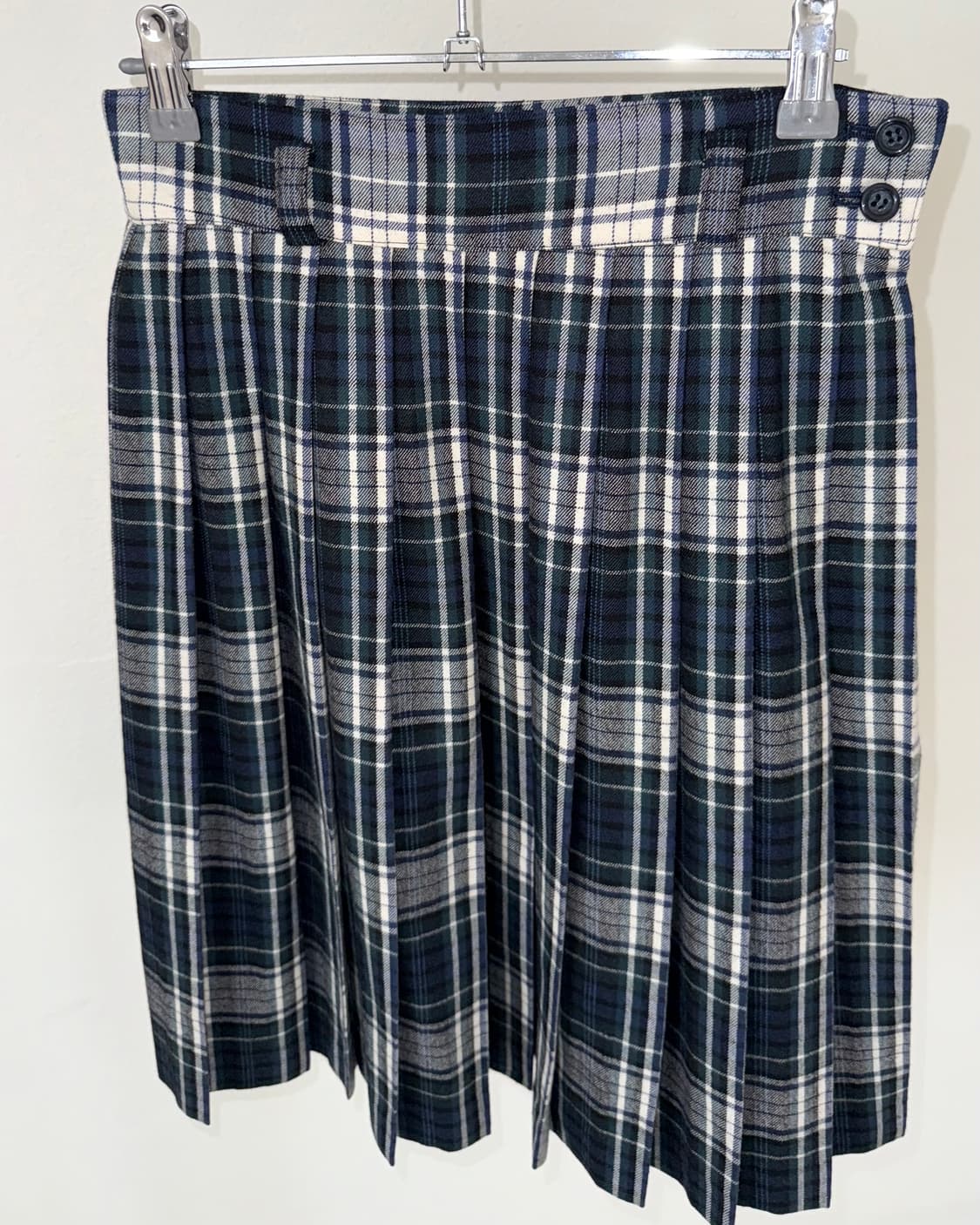 빈티지 체크 스커트 상품이미지4