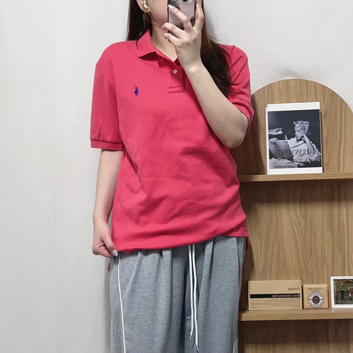 [정품] 폴로 플럼 / 네이비포니 반팔카라티 [ M ] 상품이미지2