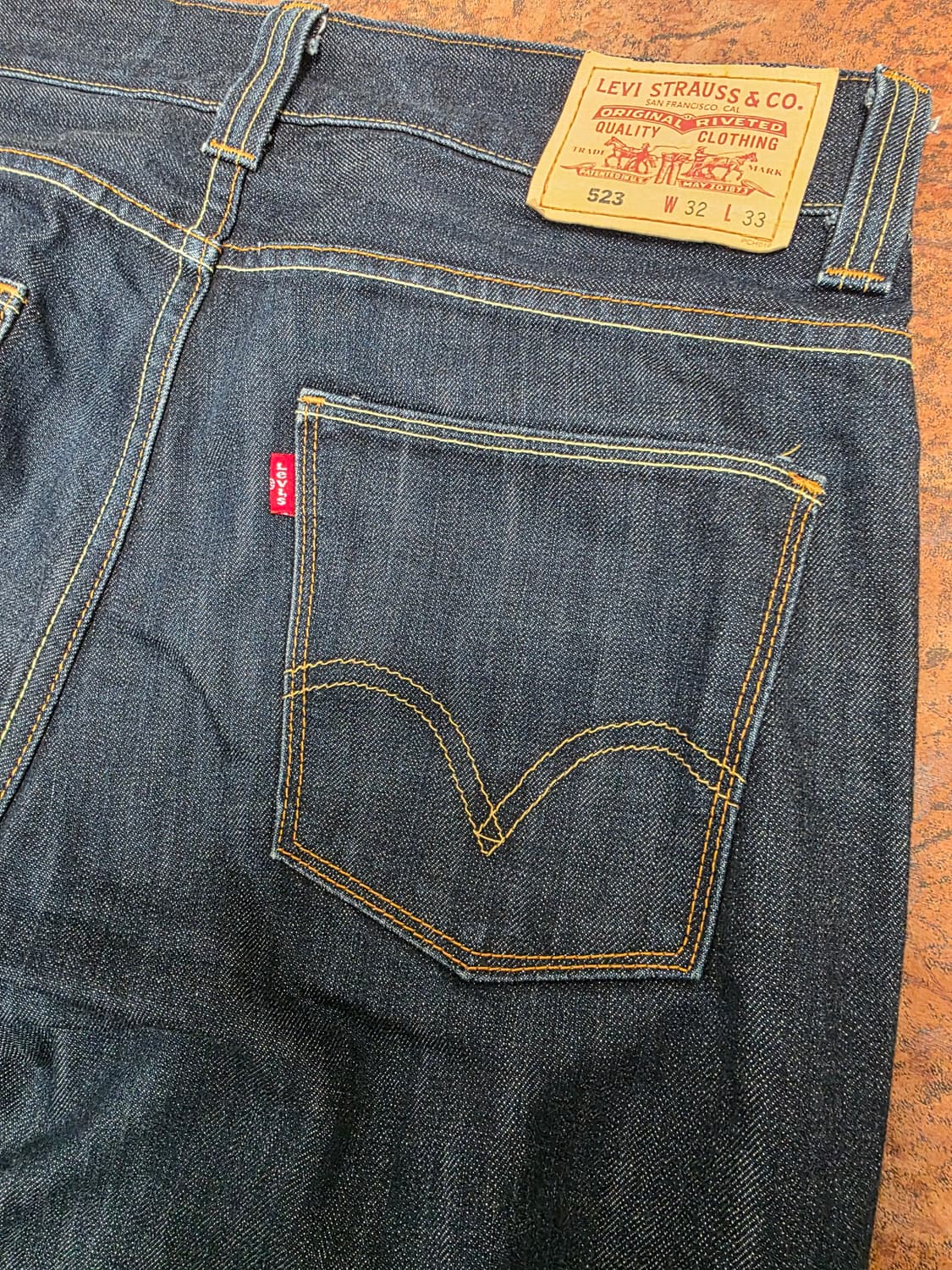 라바이스 523 스트레이트핏 데님 팬츠 청바지 32 상품이미지2