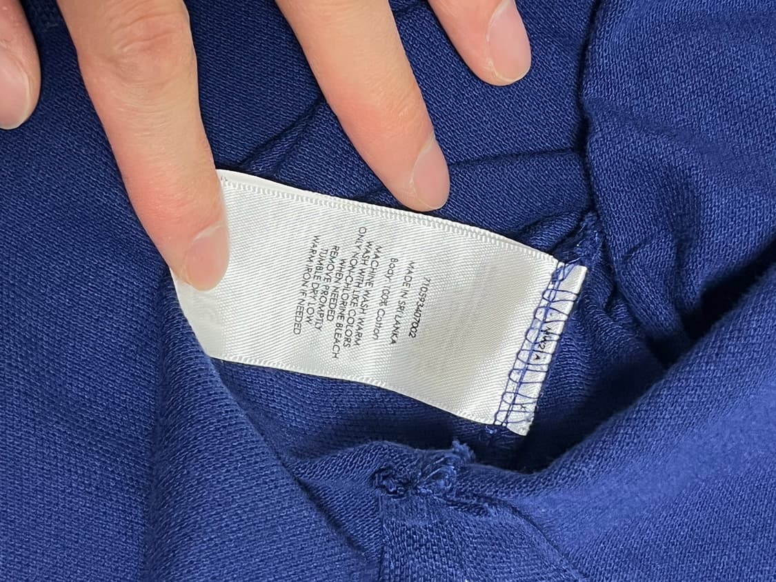 폴로 랄프로렌 커스텀핏 네이비 카라티 S 상품이미지4