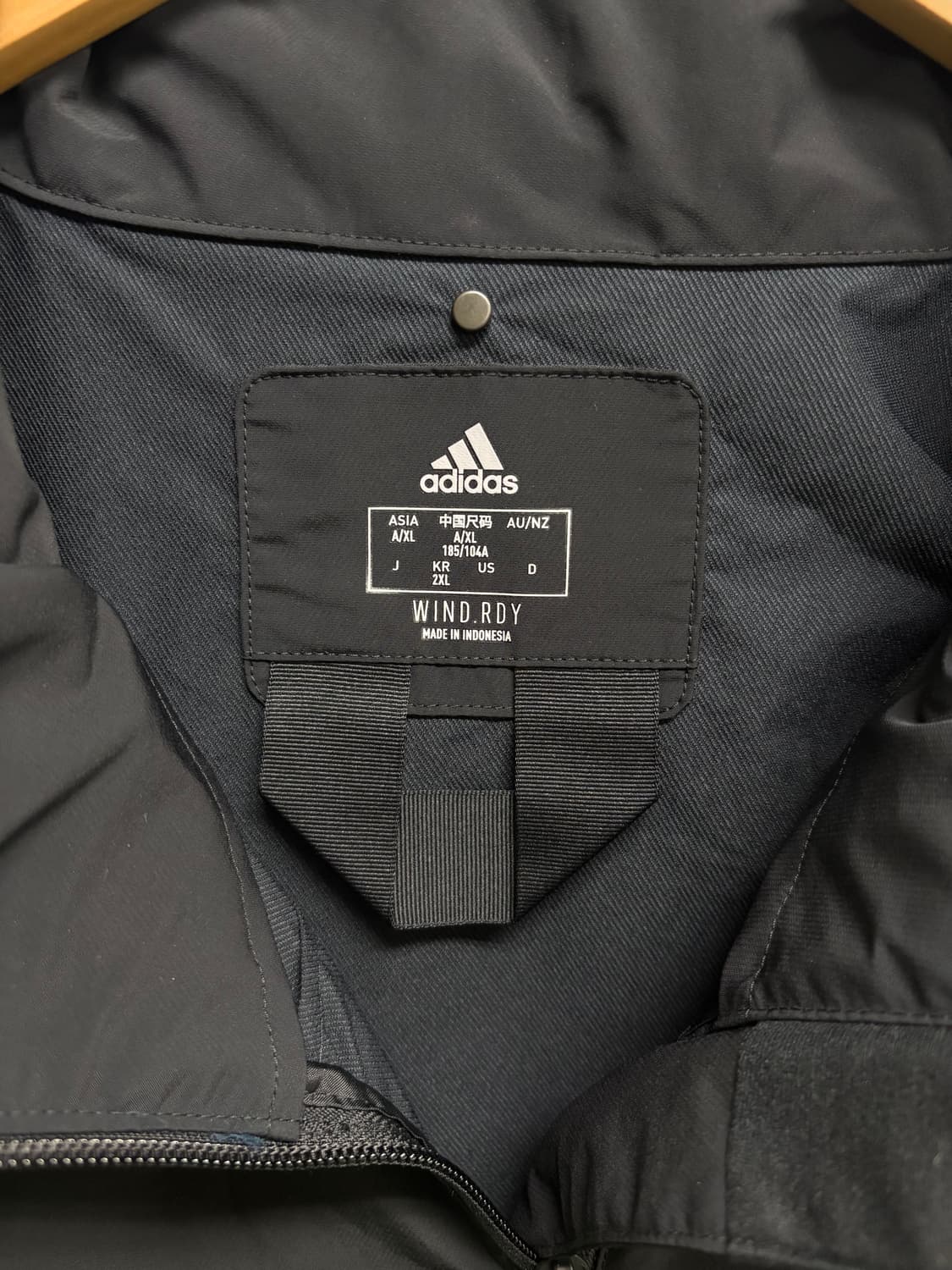아디다스 블랙 후드 바람막이 2XL  상품이미지6