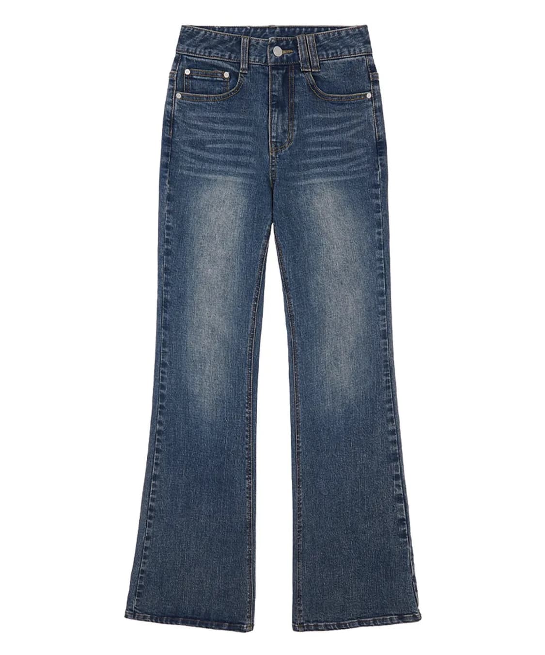 데케트 우먼 Signature Slim Flared Jeans BLUEB 상품이미지2