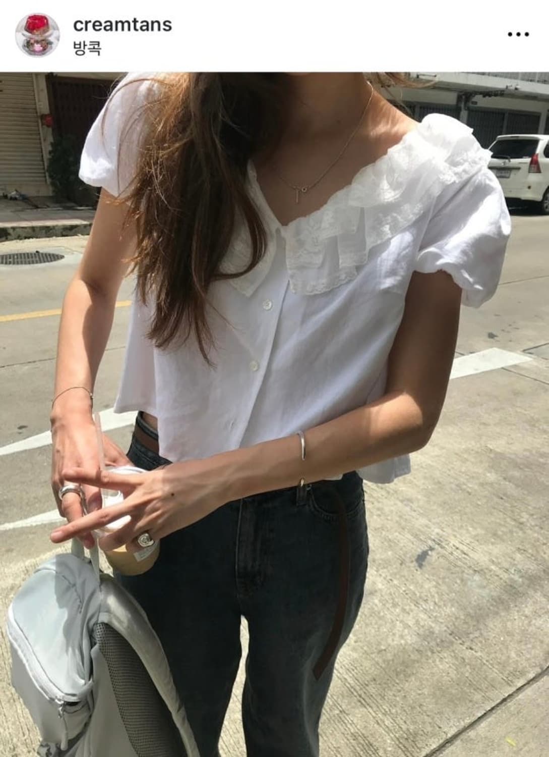 타낫 viola frill blouse  상품이미지1