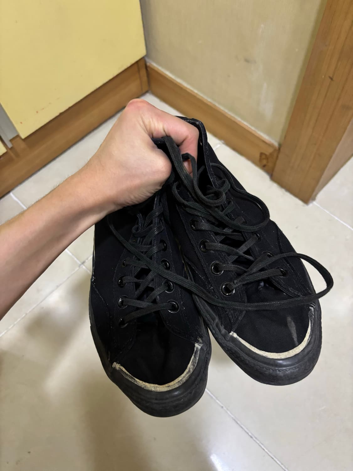 요지야마모토 하이탑 스니커즈 상품이미지4