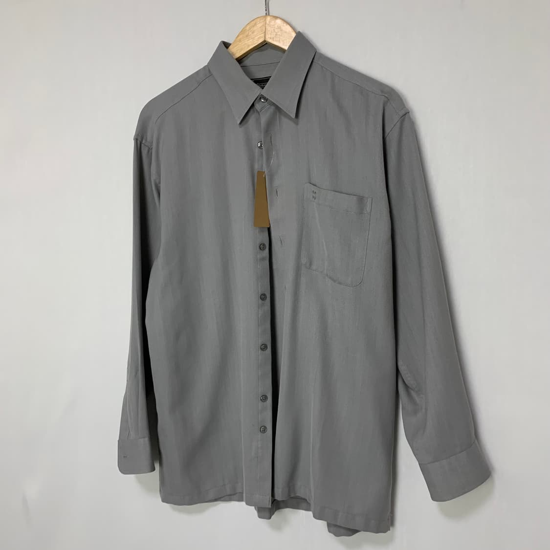 닥스 DAKS 베이직 그레이 셔츠 남성 105 남녀공용 빈티지 상품이미지2