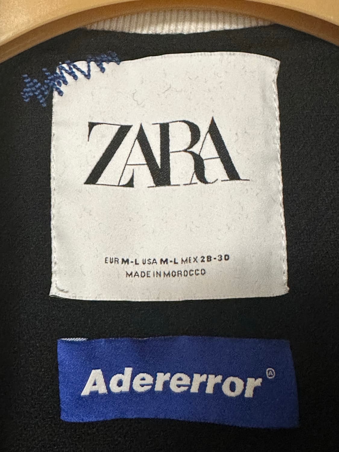 자라 아더에러 울블렌드 봄버 상품이미지2