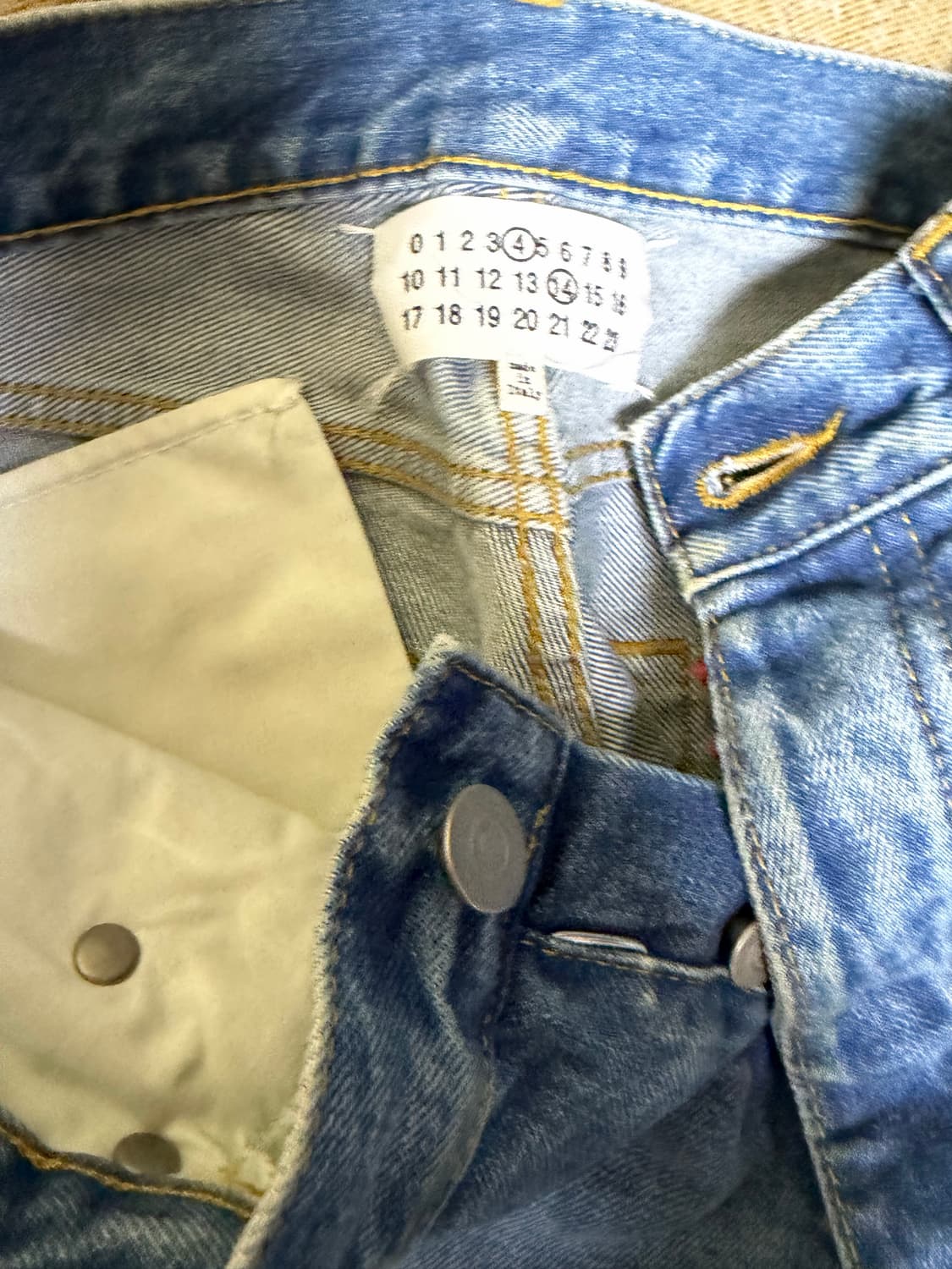 마르지엘라 데님팬츠 연청  상품이미지2