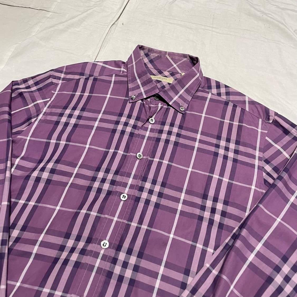 버버리 노바체크 퍼플 상품이미지1