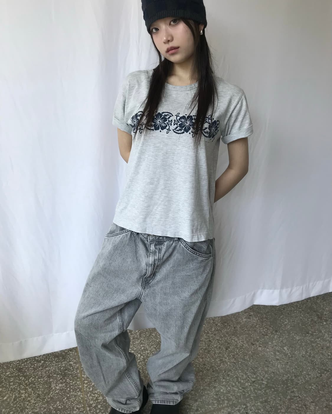그레이 데님 팬츠 상품이미지3