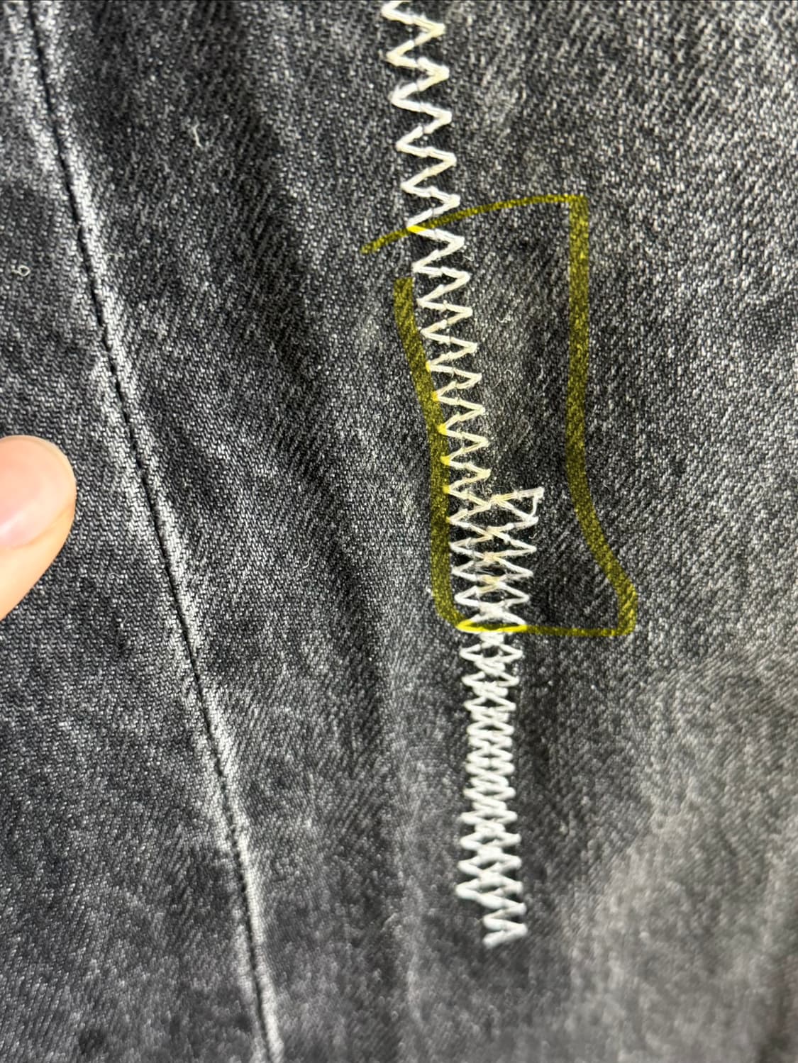 48size) 22ss 메종미네드 부츠컷 데님 상품이미지6