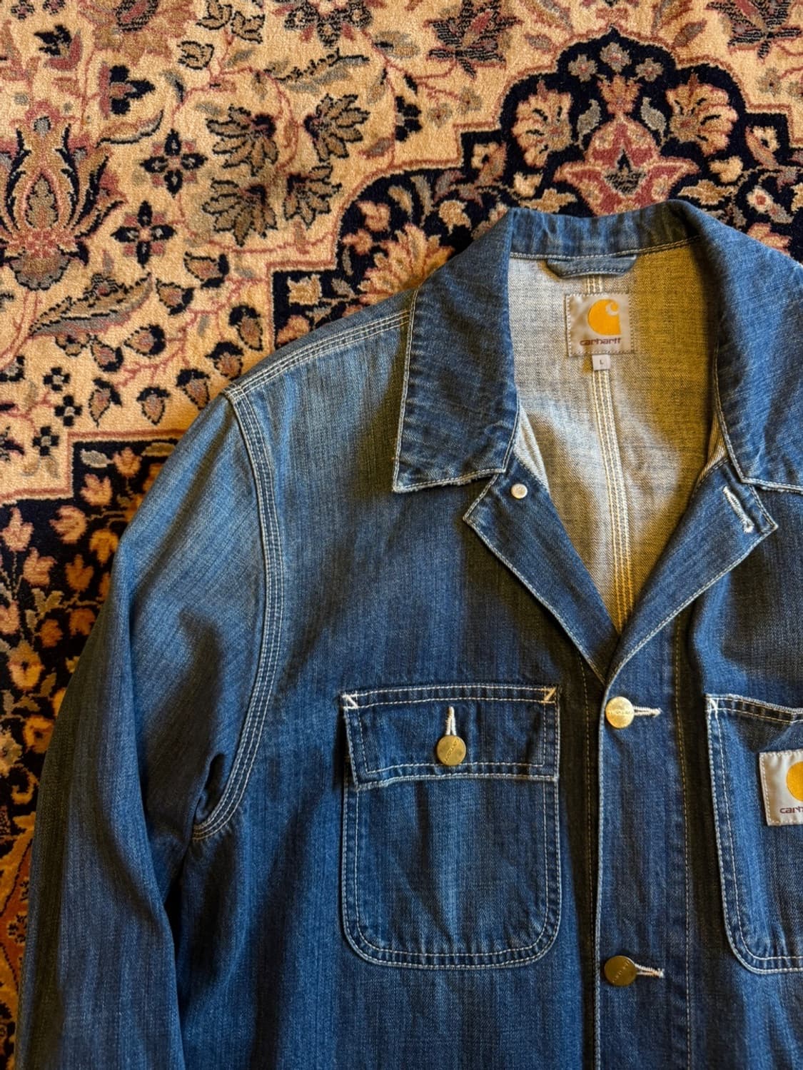칼하트 데님 초어자켓 100~105 상품이미지3