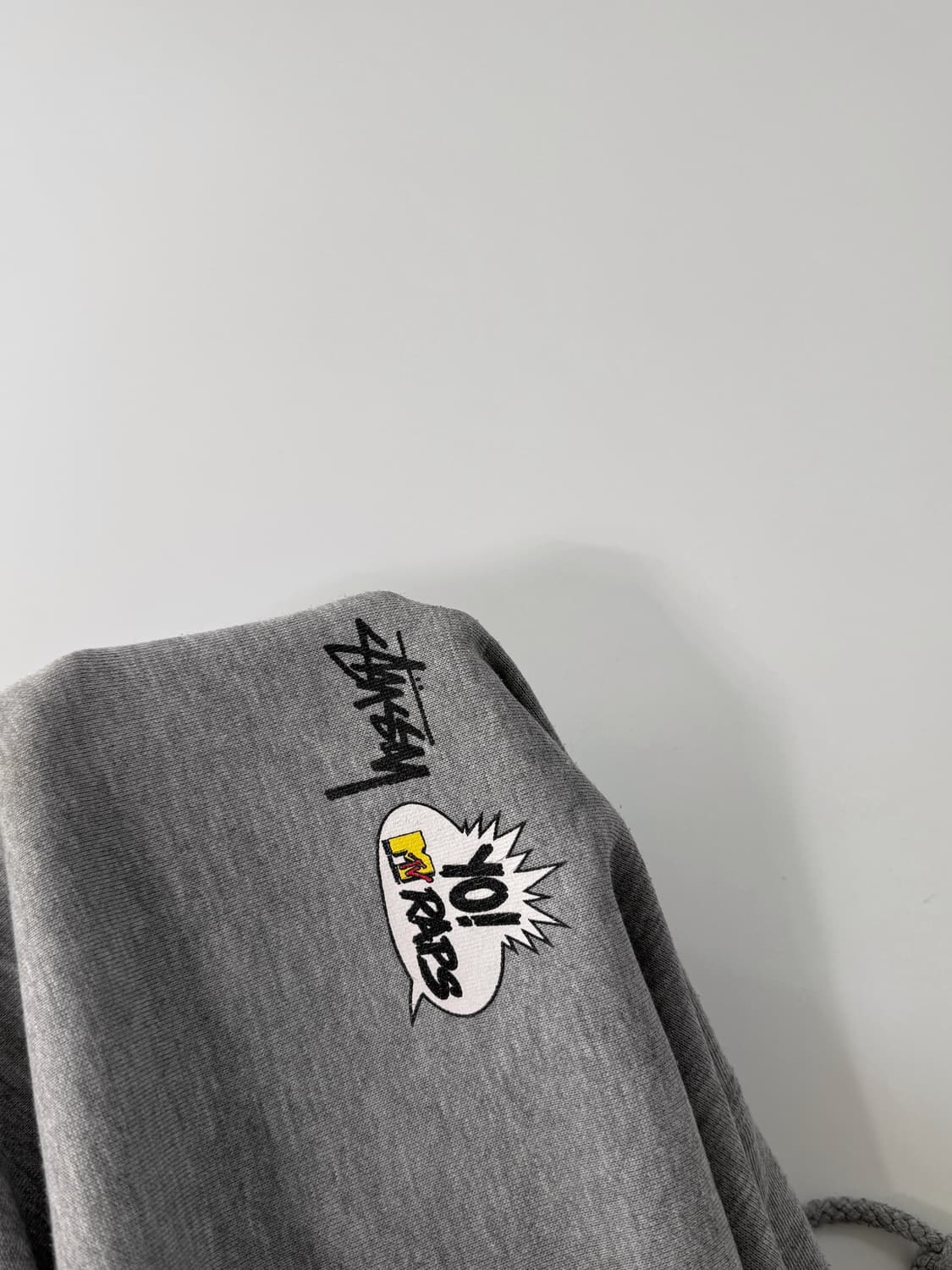 스투시 x YO! Raps 루즈핏 Eric B. & Rakim 스웻 후드 상품이미지4