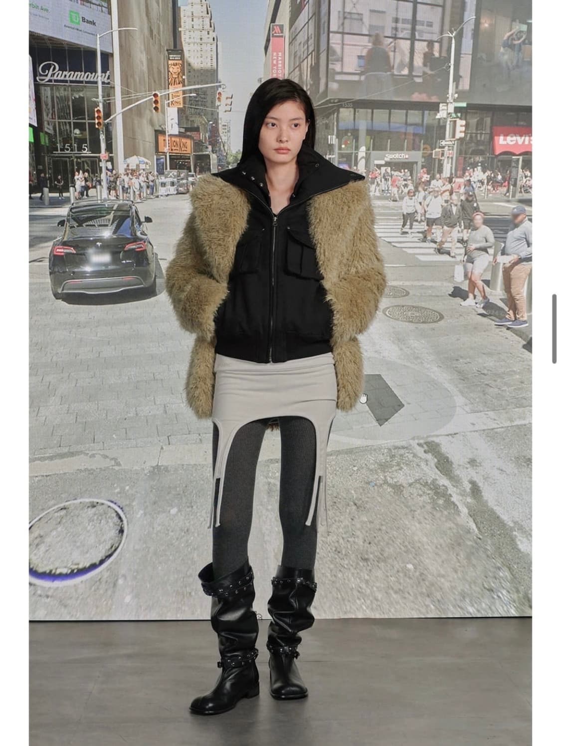 세릭 퍼자켓 베이지 판매해요 상품이미지5