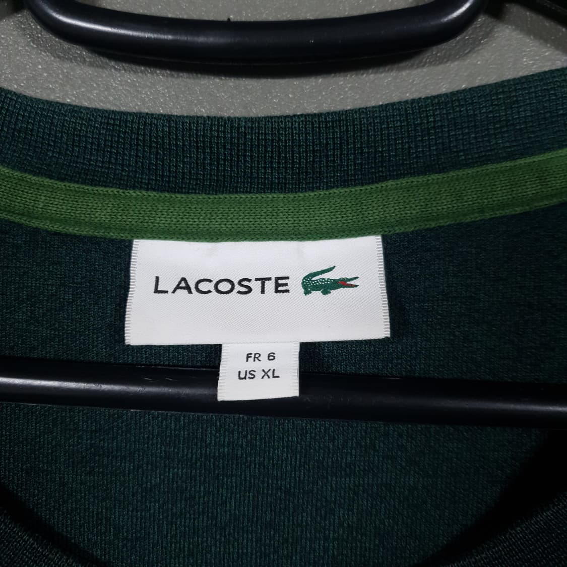 국내 110) 라코스테 신형 빅크록 맨투맨 티셔츠 스웻셔츠 다크 그린 상품이미지5
