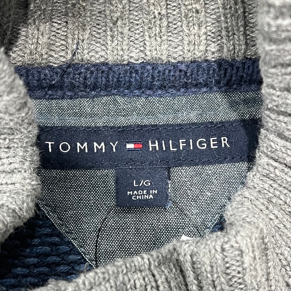 타미힐피거 반집업 니트 s09869 상품이미지5