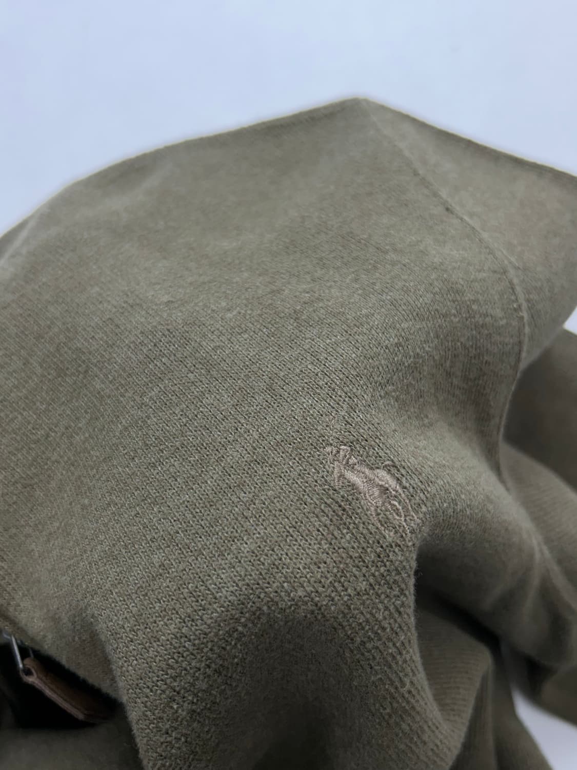 폴로 랄프로렌 카키 하프집업 니트 M 상품이미지8