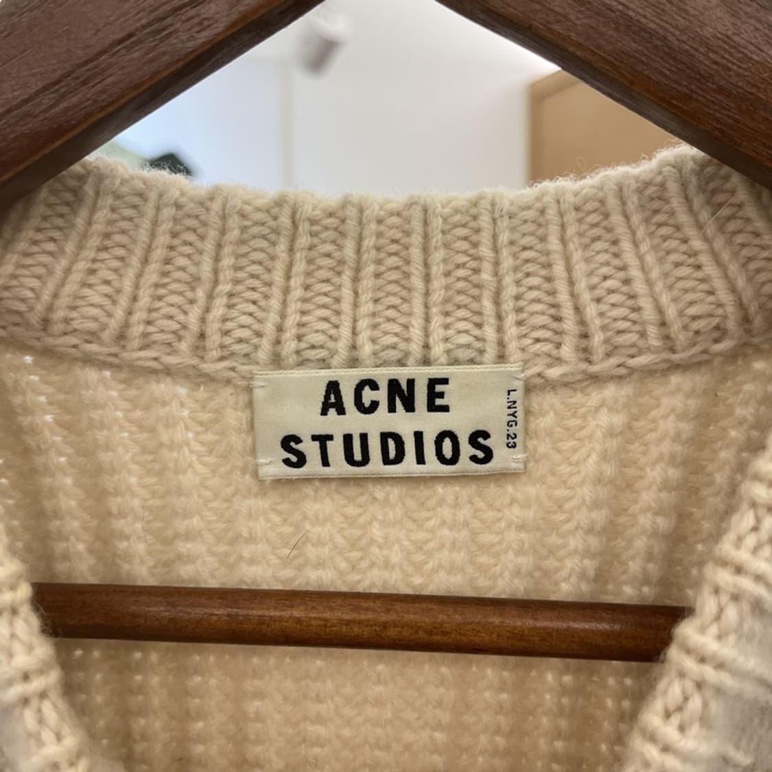 아크네스튜디오 모던 캐주얼 빈티지 뜨개 니트 S C10465 상품이미지5