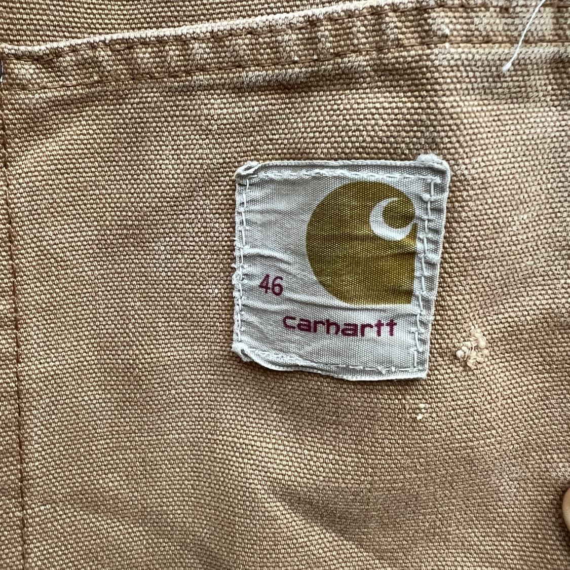 70's made usa 칼하트 6BLC 숫자탭 초어 코트 46 상품이미지6