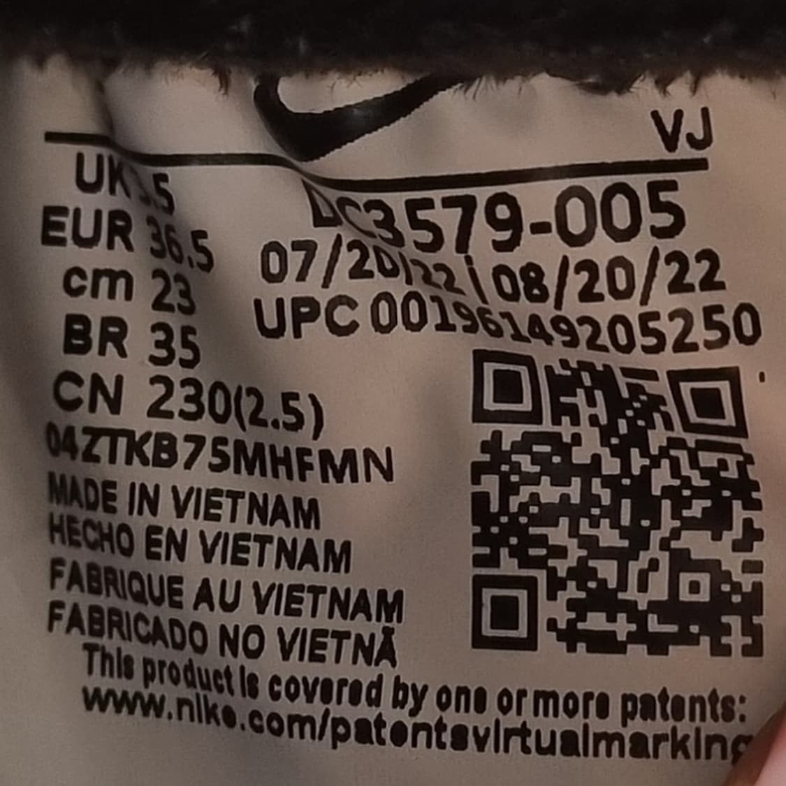 나이키 혼탄카 와플 여성운동화230 상품이미지6